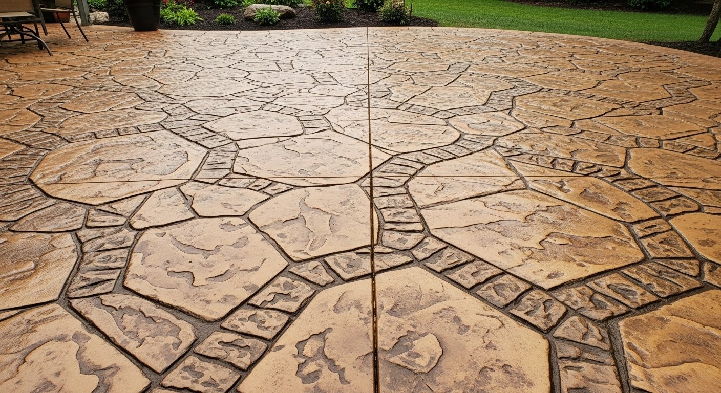 Stamped Concrete example in Mentor, OH